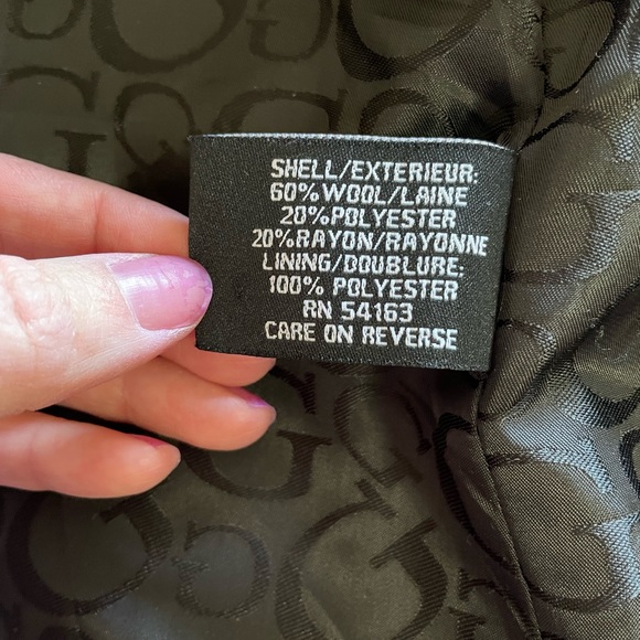 Guess Double Breasted Wool Coat - Picture 10 of 14